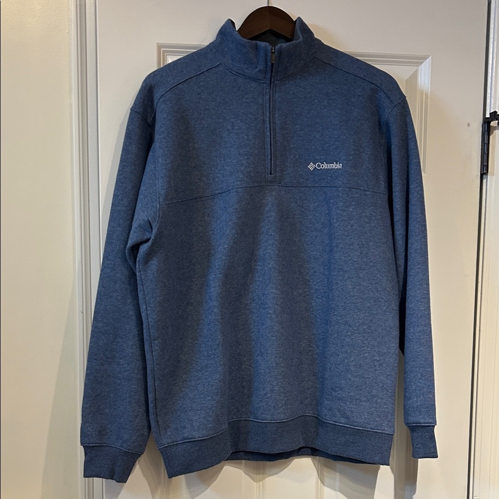 Columbia Men's Zip-Up Sweater in Navy